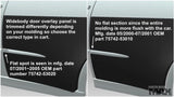PSM IS300 ABS Left Door overlay from the widebody kit (Order in)