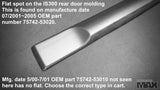 PSM IS300 ABS Left Door overlay from the widebody kit (Order in)