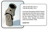 WOODWARD Needle Bearing U-Joints