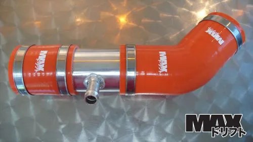 PSM Inlet pipe kit for HMIC, T25 bottom mount turbo with OEM MAF BLACK ...