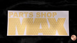 PSM MAX Logo Sticker 8" GOLD