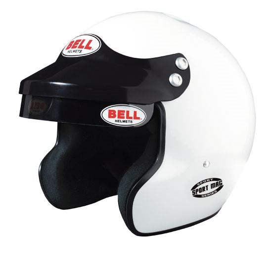 Bell Helmet Sport Mag White – Racer Products - Main Image