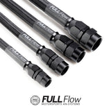 Nuke Black Nylon PTFE Stainless Braided Fuel Hose AN-8, 6m length