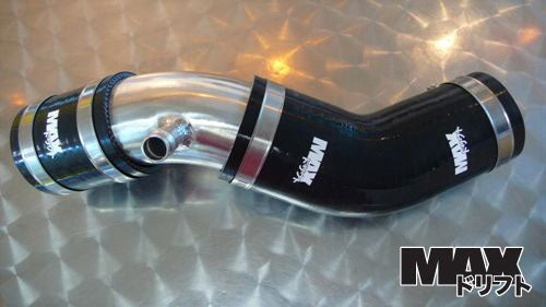 PSM Inlet pipe kit, curved for FMIC, T25/T28 bottom mount turbo with O ...