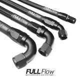 Nuke Black Nylon Braided Fuel Hose AN-6 2m (Order in)