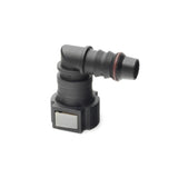 Nuke SAE J2044 Ø9.49 to ID10 90° Quick Connect Fitting (Order in)