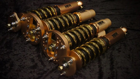 PSM Pro true coilovers for E46 BMWs 10kg F 6kg R (Order in)