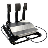 Tilton 850 Series 3-pedal Underfoot Pedal Assembly with Slider System