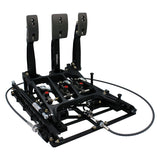 Tilton 850 Series 3-pedal Underfoot Pedal Assembly with Slider System