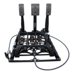 Tilton 850-Series 3-pedal Underfoot Pedal Assembly with Slider System