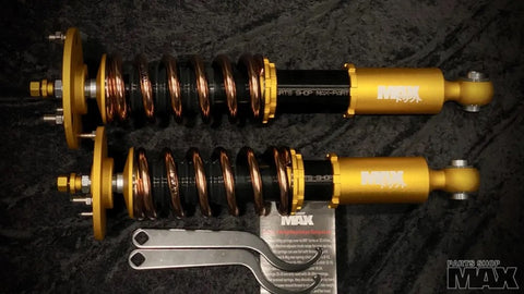 PSM Competition Coilovers for MK3 JZA70 SUPRA 86-92 18kg F 12kg R (Order in)