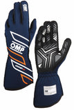 OMP Gloves One S Navy Blue/Orange 2025