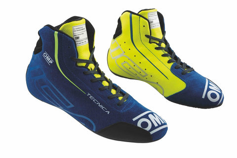 Tecnica Boots - Blue/Fluro Yellow