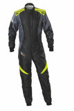 OMP Suit KS2X Art Black/Fluro Yellow Child