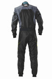 OMP Suit KS2X Art Black/Fluro Yellow Child