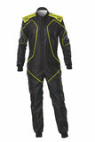OMP Suit KS3X ART Style 2 Black/Fluro Yellow Child