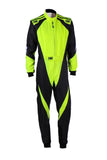 OMP Suit KS-3X Black/Yellow Child