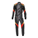 OMP Suit KSX ART Black/Yellow/Red