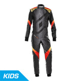 OMP Suit KSX ART Black/Yellow/Red Kids