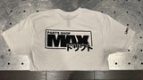PSM Logo Tee, Black on White, XXX-Large (Order in)