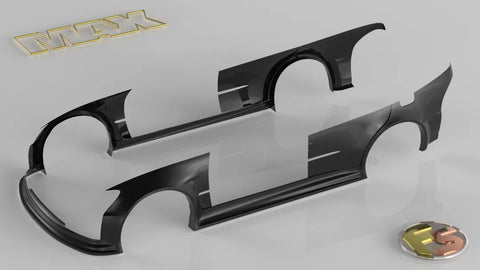 PSM IS300 ABS 50mm Widebody 9pc.Kit (Order in)