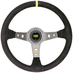 OMP Steering Wheel Corsica – 330mm Leather with Yellow Stitching