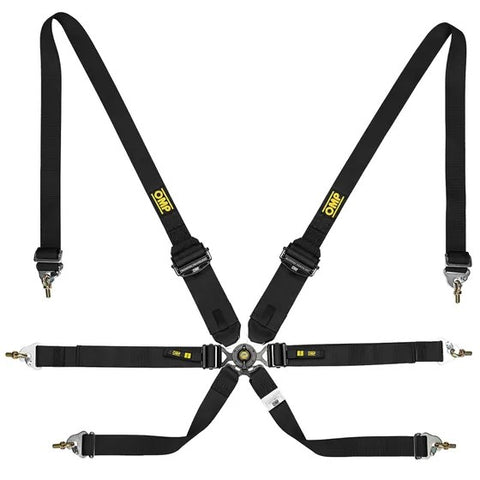 OMP Harness One Saloon 3+2 Endurance Black