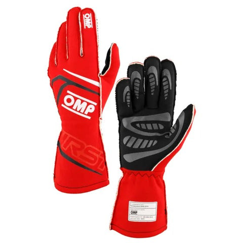 OMP Gloves First Red