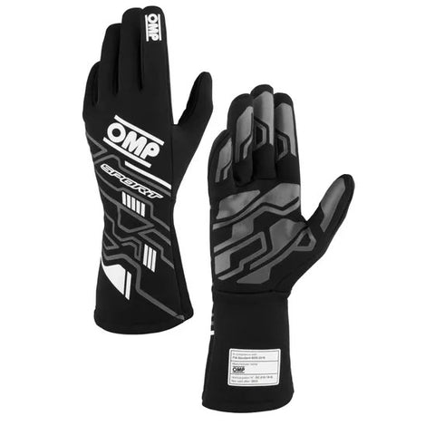 OMP Gloves Sport Black/White