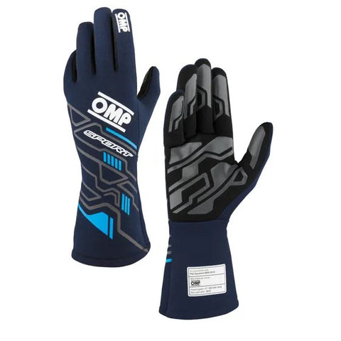 OMP Gloves Sport Black/Blue