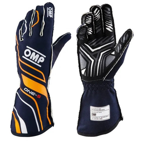 OMP Gloves ONE S Blue/Orange