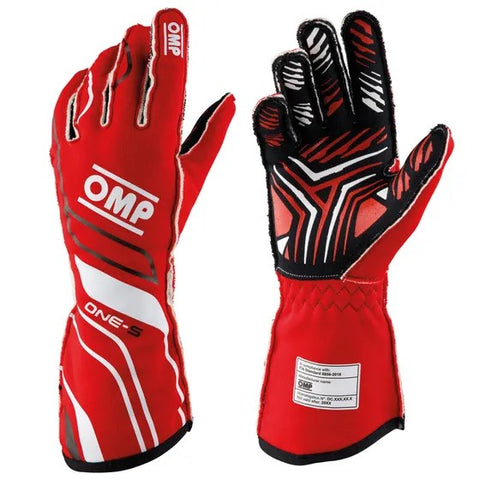 OMP Gloves ONE S Red