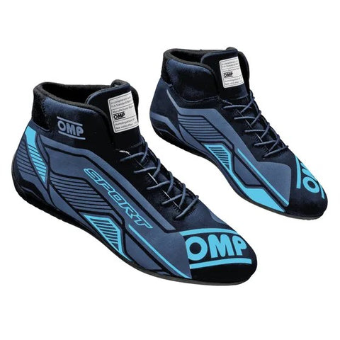 OMP Boots Sport Black/Cyan