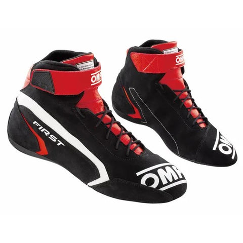 OMP Boots First Black/Red