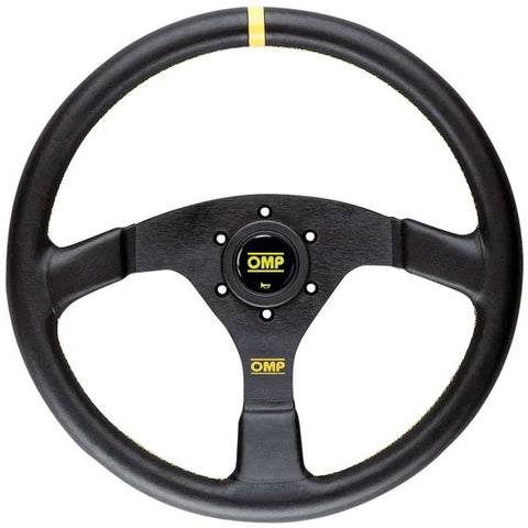 OMP Steering Wheel Velocita – 330mm Leather Flat Profile