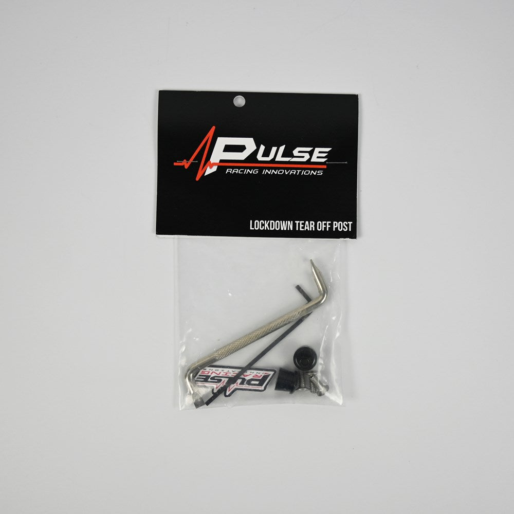 Pulse Racing Tear Off Post Black Lockdown w/Tools Pulse Racing Tear Off Post Black Lockdown w/Tools