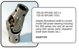 Woodward Universal | Splined Both Sides