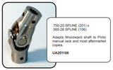 Woodward Universal | Splined Both Sides