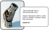 Woodward Universal | Splined Both Sides