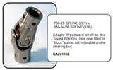 Woodward Universal | Splined Both Sides
