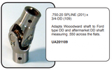 Woodward Universal | Splined Both Sides