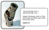 Woodward Universal | Splined Both Sides