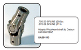 Woodward Universal | Splined Both Sides