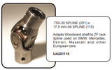 Woodward Universal | Splined Both Sides
