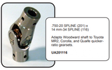 Woodward Universal | Splined Both Sides