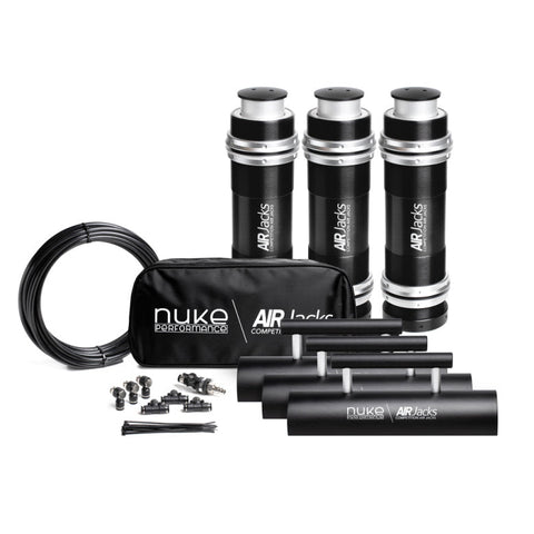Nuke Air Jack 90 Competition Complete Set 3pc, 8 BAR / 120 PSI (Order in)