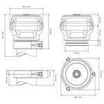 Nuke Blow Off Valve BOV50c V-Band (Order in)