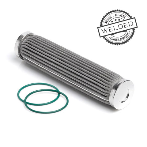 Nuke 10 Micron PF200 Filter Element - Welded Stainless Steel (Order in)