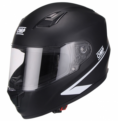 OMP Helmet - Matt Black Size S