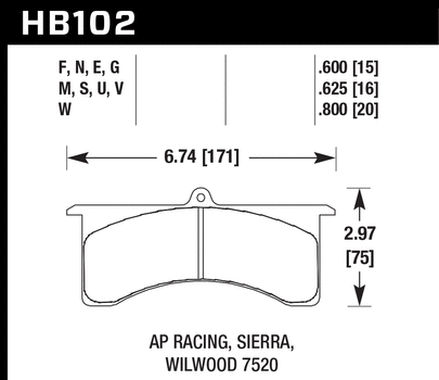 Pad Shape - HB102
